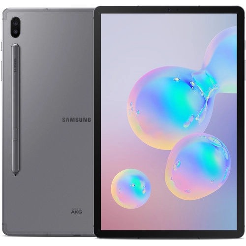 buy Tablet Devices Samsung Galaxy Tab S6 SM-T867 10.5in 128GB Wi-Fi + Cellular - Mountain Grey - click for details